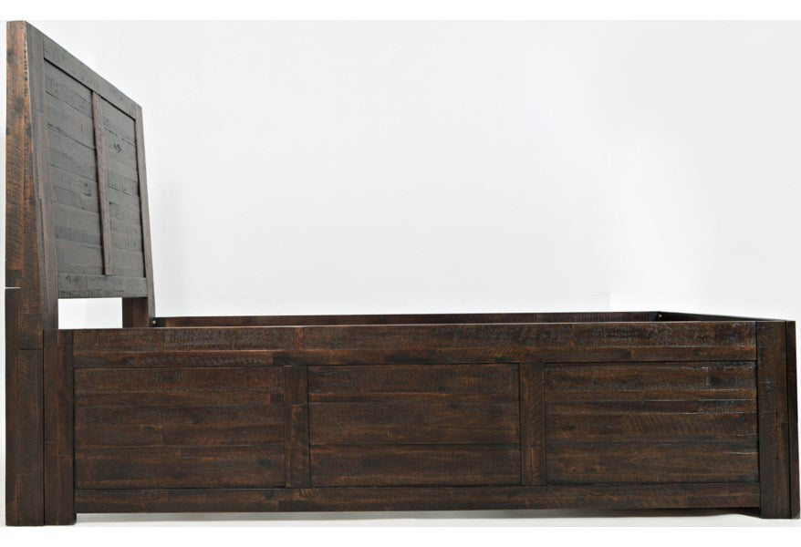 Jofran Jackson Lodge Twin Panel Storage Bed in Distressed