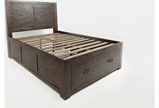 Jofran Jackson Lodge Full Panel Storage Bed in Distressed image