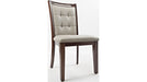 Jofran Manchester Upholstered Dining Chair in Merlot (Set of 2) image