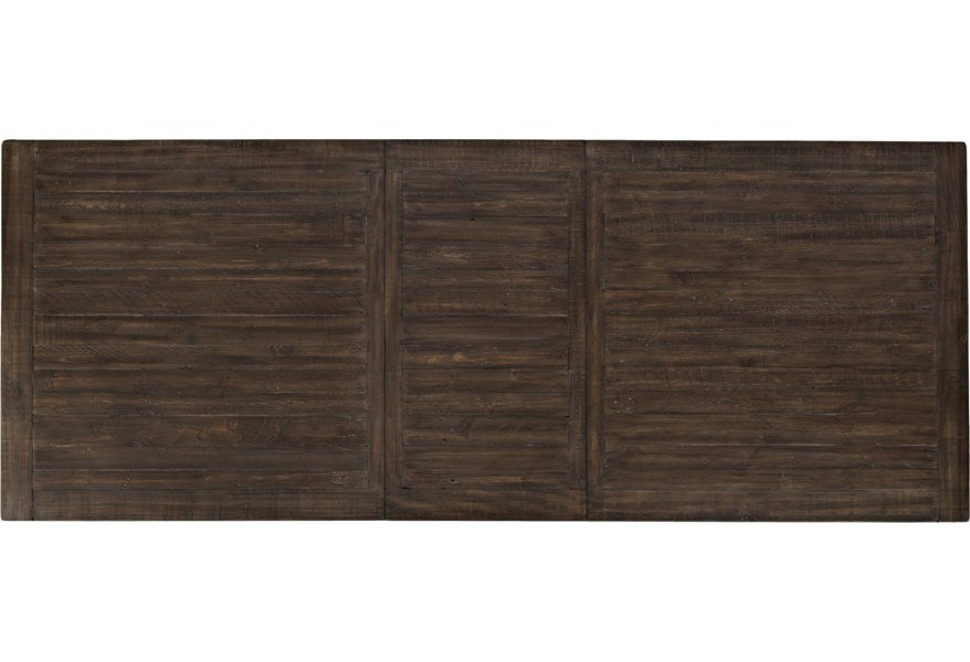 Jofran Madison County Rectangle Extension Dining Table in Barnwood