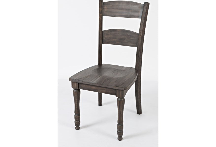 Jofran Madison County Ladderback Dining Chair in Barnwood (Set of 2)