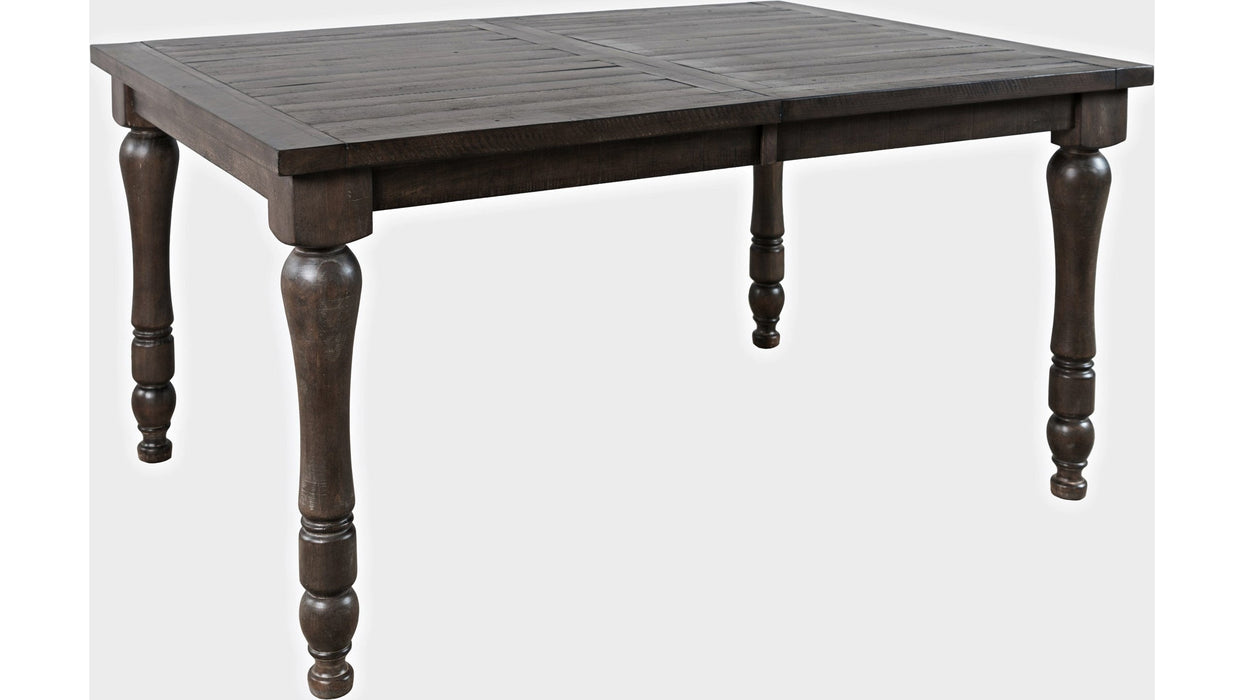 Jofran Madison County Rectangle Extension Dining Table in Barnwood