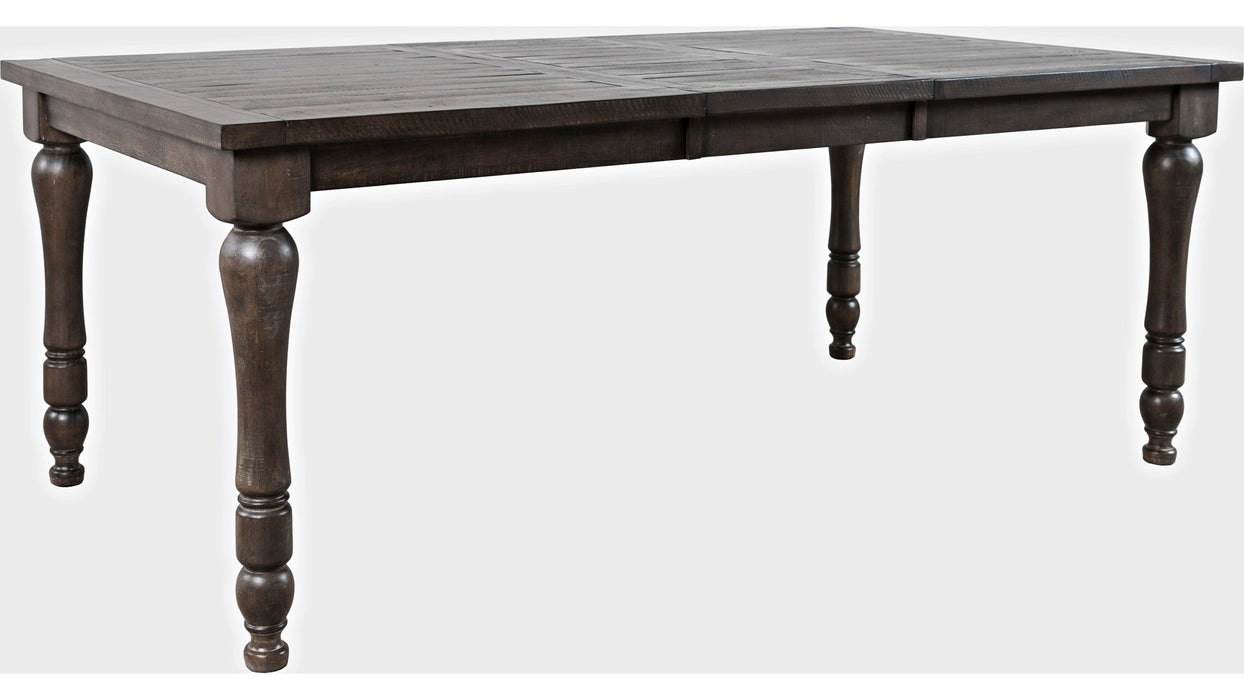 Jofran Madison County Rectangle Extension Dining Table in Barnwood