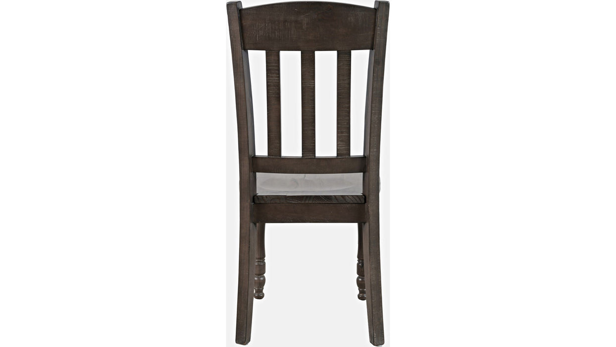 Jofran Madison County Slatback Dining Chair in Barnwood (Set of 2)