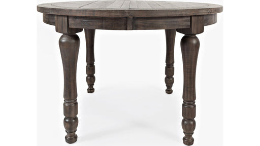 Jofran Madison County Round to Oval Dining Table in Barnwood image