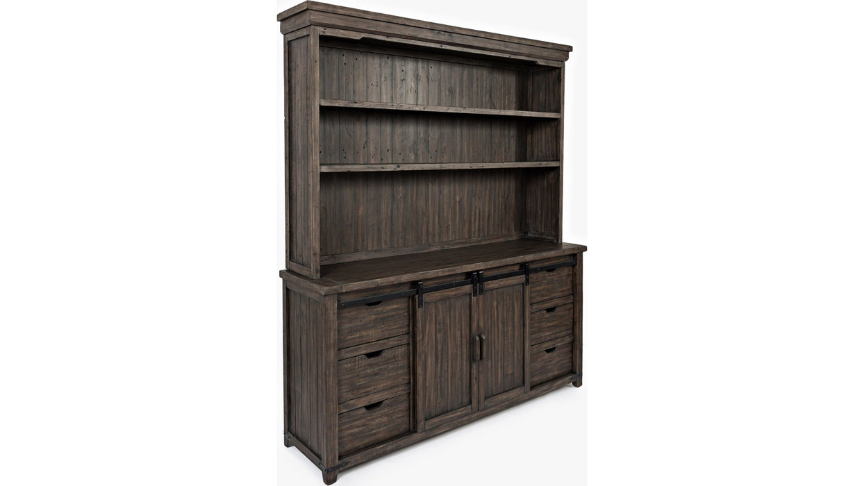 Jofran Madison County Hutch Server in Barnwood