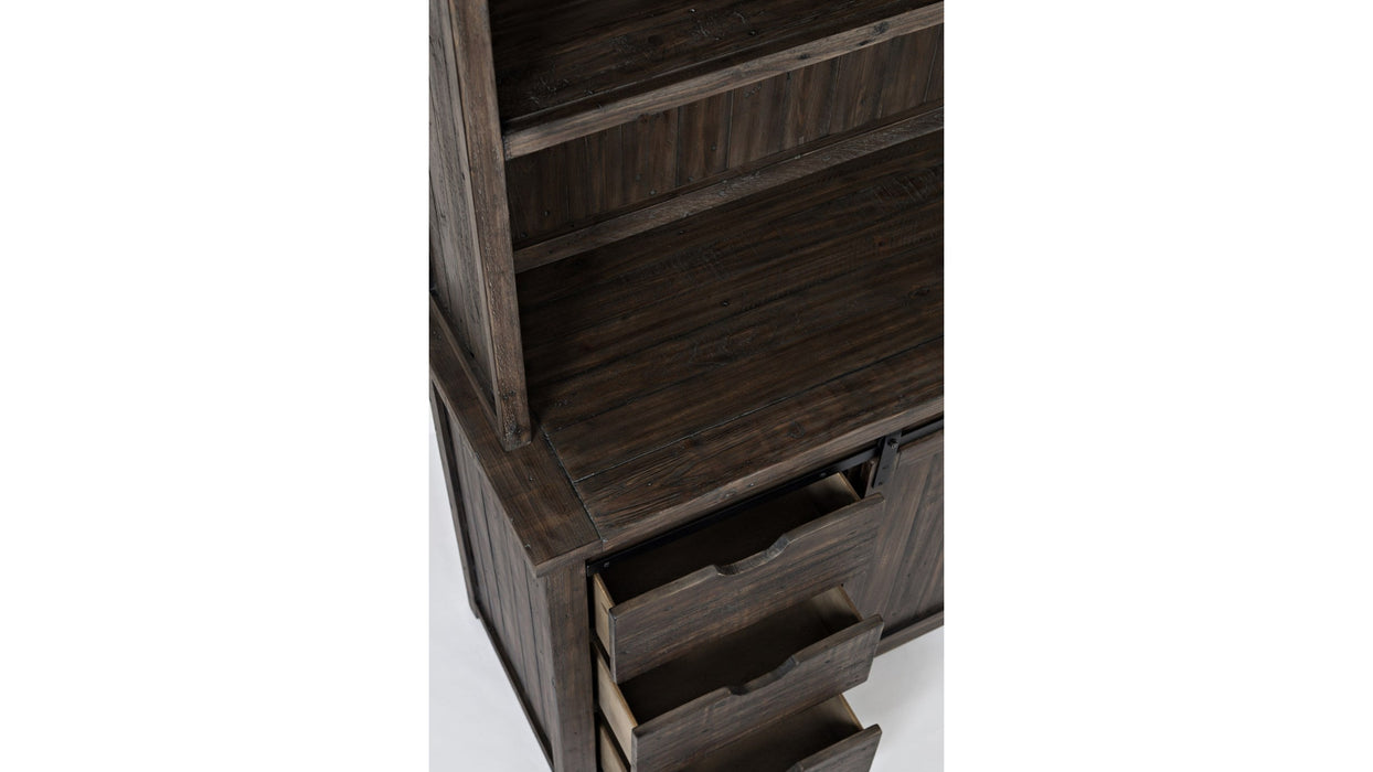 Jofran Madison County Hutch Server in Barnwood