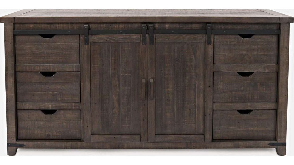 Jofran Madison County 70" Barn Door Server in Barnwood image