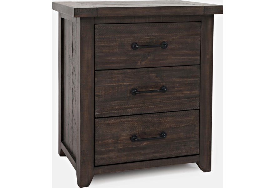 Jofran Madison County Power Nightstand in Barnwood