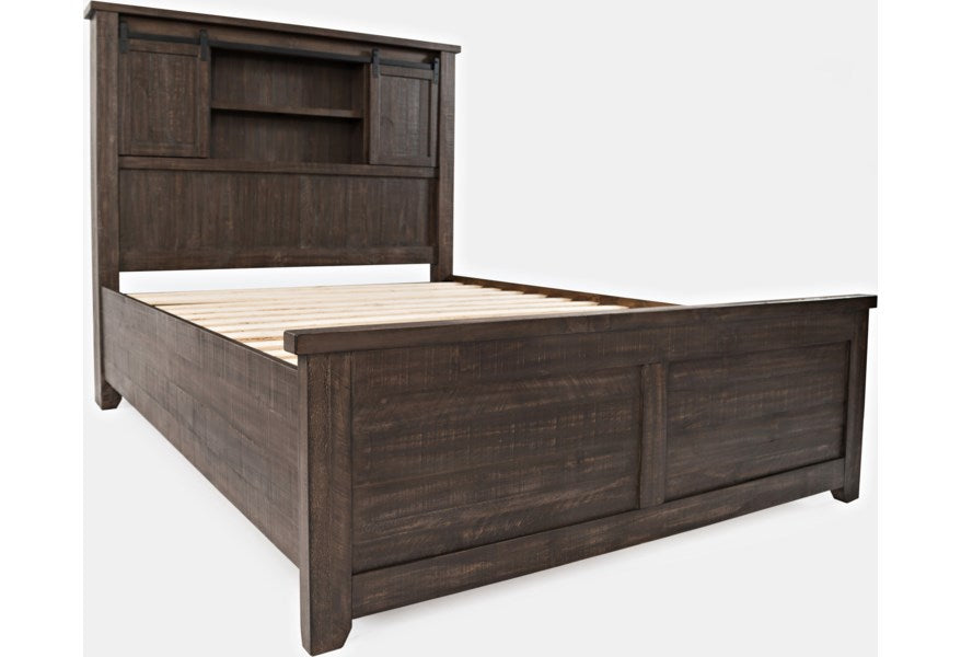 Jofran Madison County King Barn Door Bed in Barnwood image