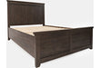 Jofran Madison County King Panel Bed in Barnwood image