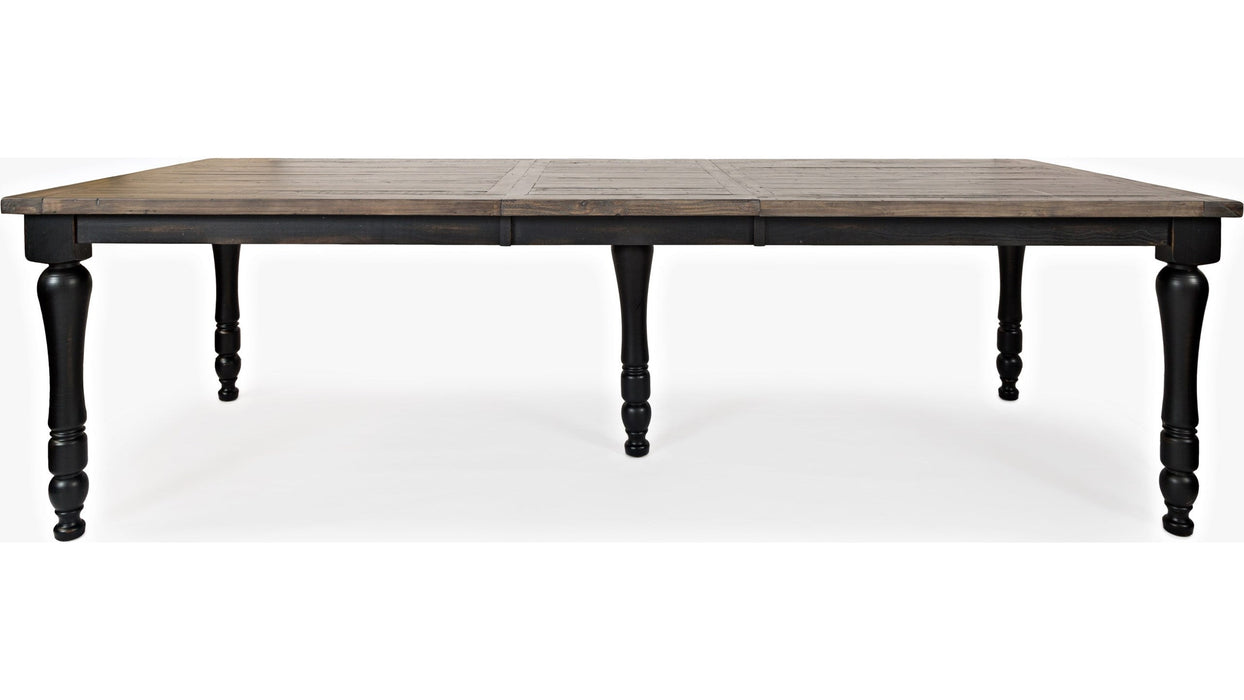 Jofran Madison County Rectangle Extension Dining Table in Vintage Black image