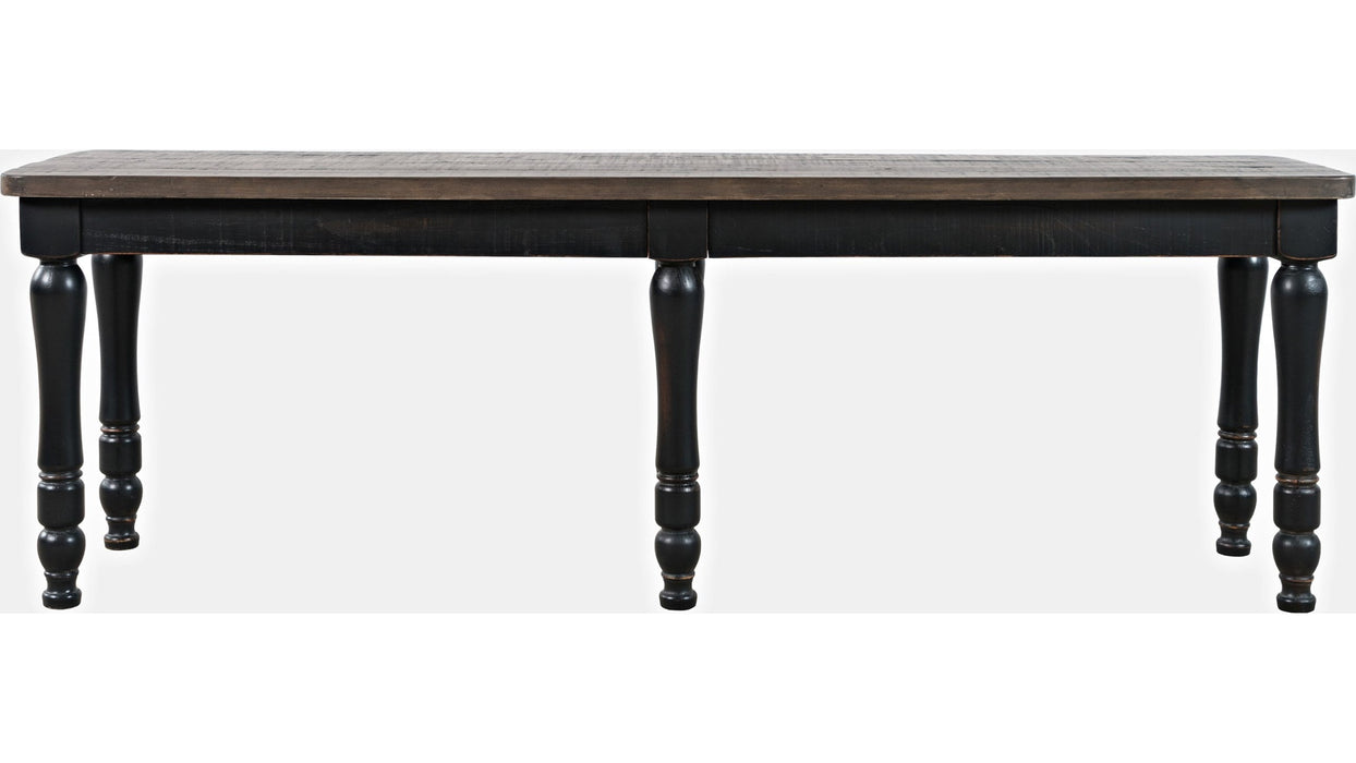 Jofran Madison County Dining Bench in Vintage Black image