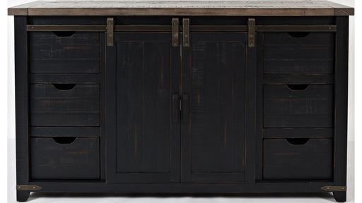 Jofran Madison County 60" Barn Door Server in Vintage Black image