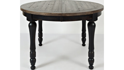 Jofran Madison County Round to Oval Dining Table in Vintage Black image