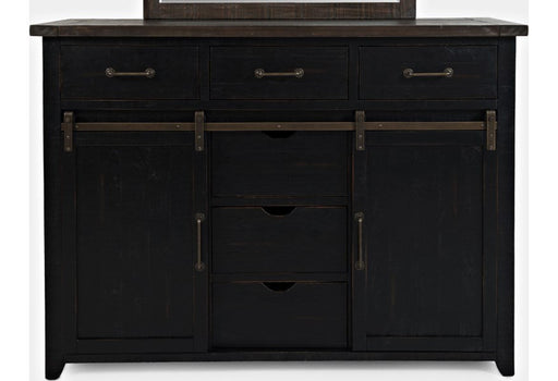 Jofran Madison County Door Dresser in Vintage Black image