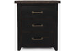 Jofran Madison County Power Nightstand in Vintage Black image