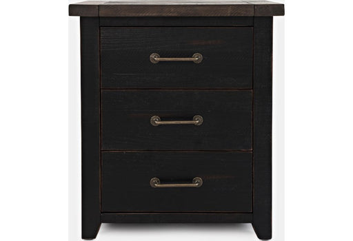 Jofran Madison County Power Nightstand in Vintage Black image