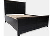 Jofran Madison County King Panel Bed in Vintage Black image