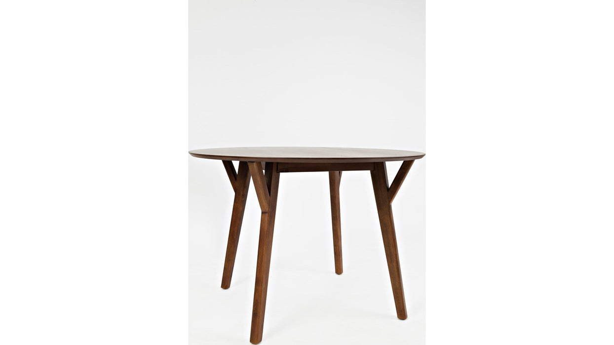 Jofran Copenhagen Round Dining Table in Brown