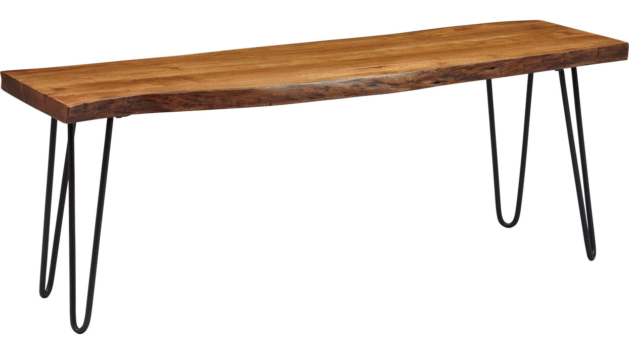 Jofran Nature's Edge 48" Bench in Light Chestnut