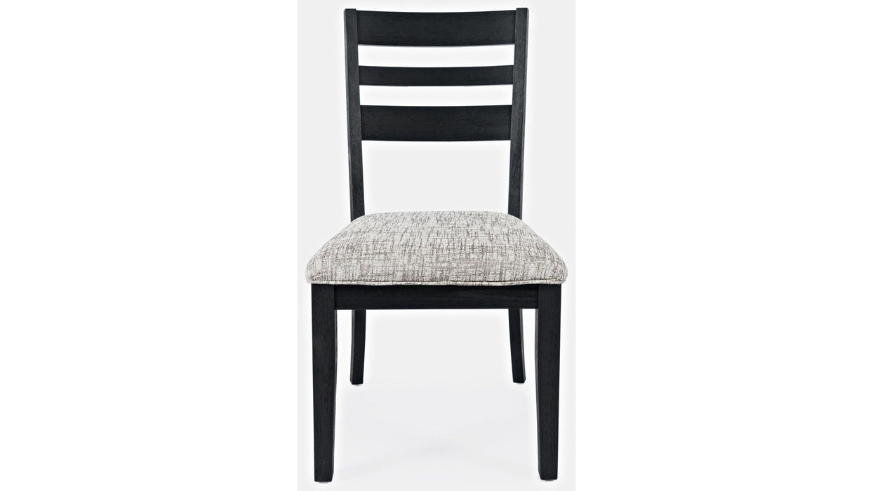 Jofran Altamonte Ladderback Chair in Dark Charcoal (Set of 2)