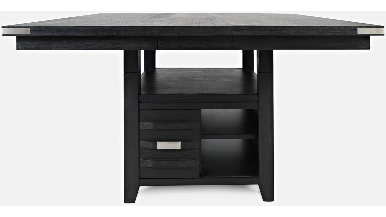 Jofran Altamonte Square Dining w/Storage Base in Dark Charcoal