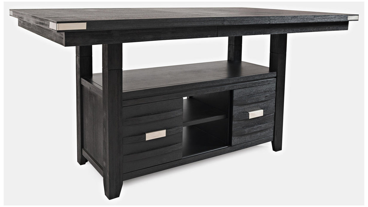 Jofran Altamonte Counter Height Dining Table in Dark Charcoal