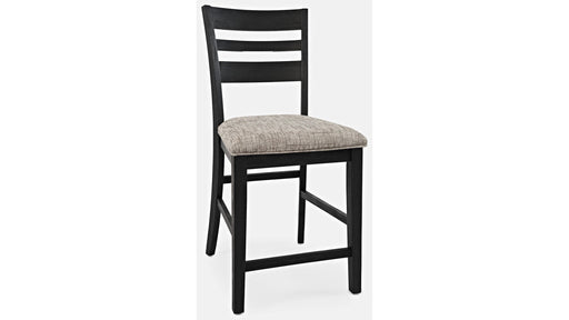 Jofran Altamonte Ladderback Counter Stool in Dark Charcoal (Set of 2) image