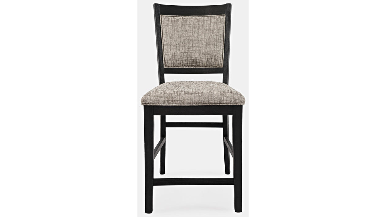 Jofran Altamonte Upholstered Counter Stool in Dark Charcoal (Set of 2)