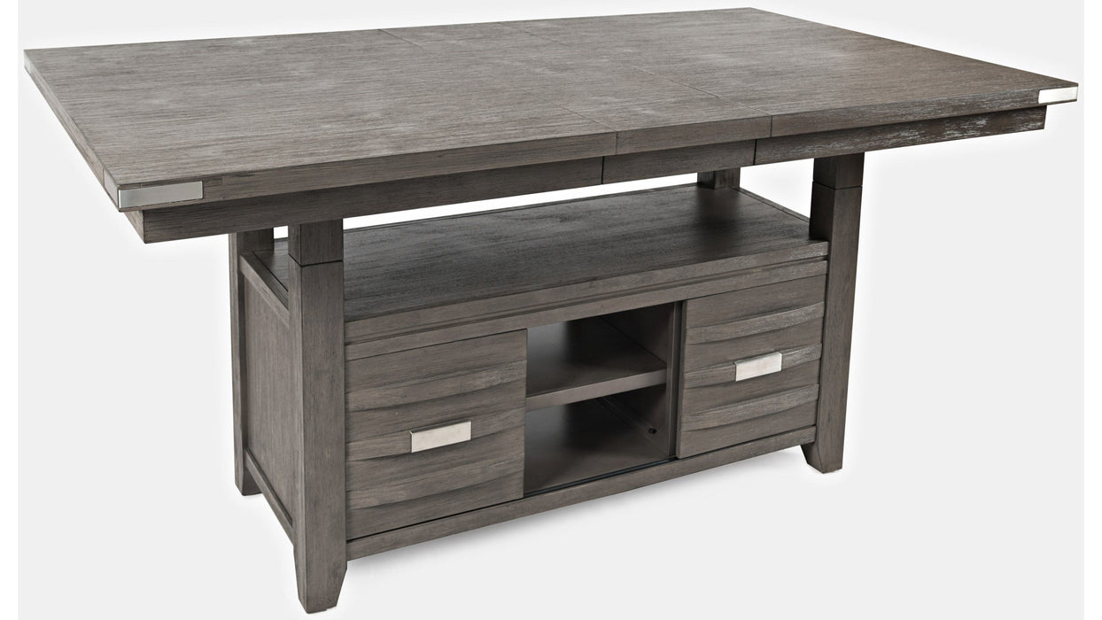 Jofran Altamonte Counter Height Dining Table in Brushed Grey