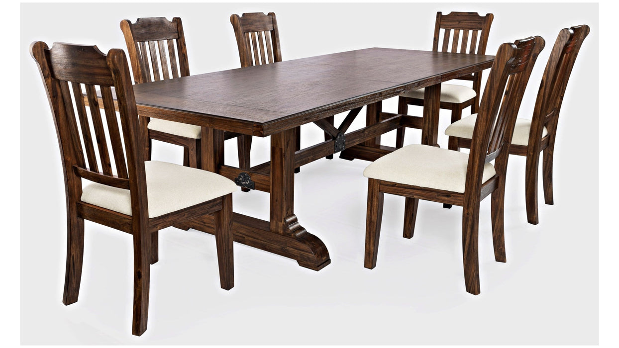 Jofran Bakersfield Dining Table in Rich Dark BrownBKT