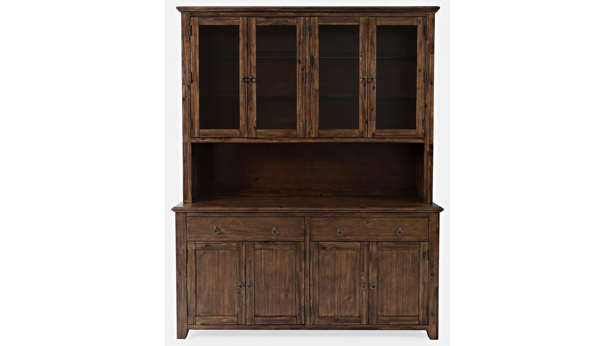 Jofran Bakersfield Hutch with Server in Rich Dark Brown65KT image