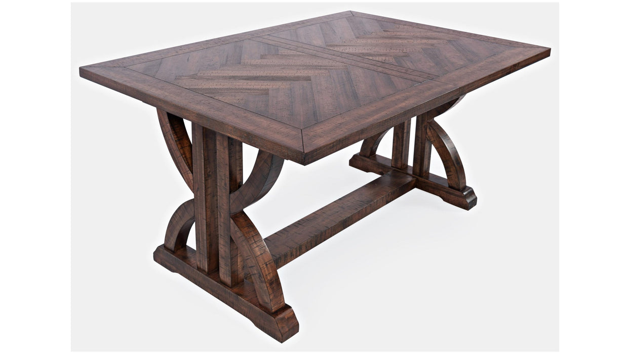 Jofran Fairview Counter Height Dining Table in Dark Oak