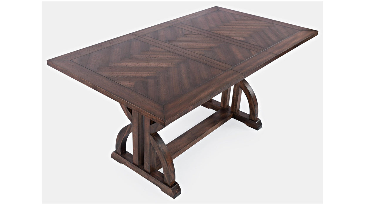 Jofran Fairview Counter Height Dining Table in Dark Oak