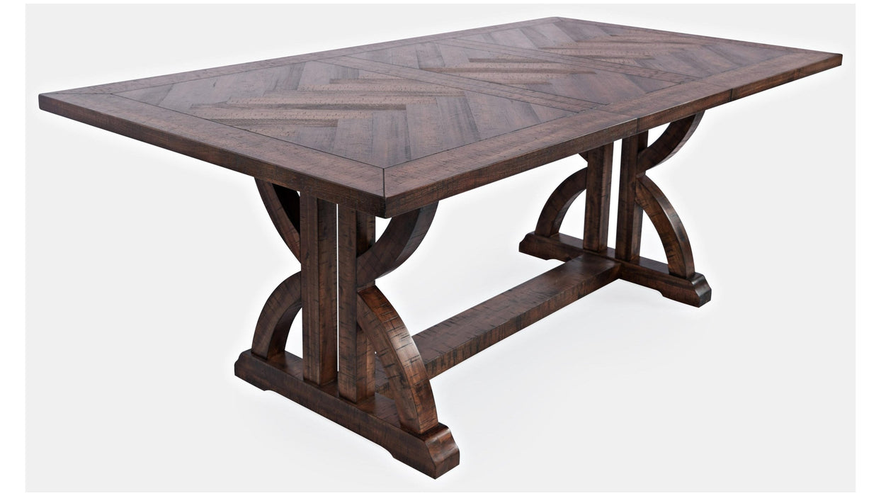 Jofran Fairview Extension Dining Table in Dark Oak