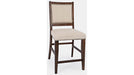 Jofran Fairview Counter Stool in Dark Oak/Cream (Set of 2) image