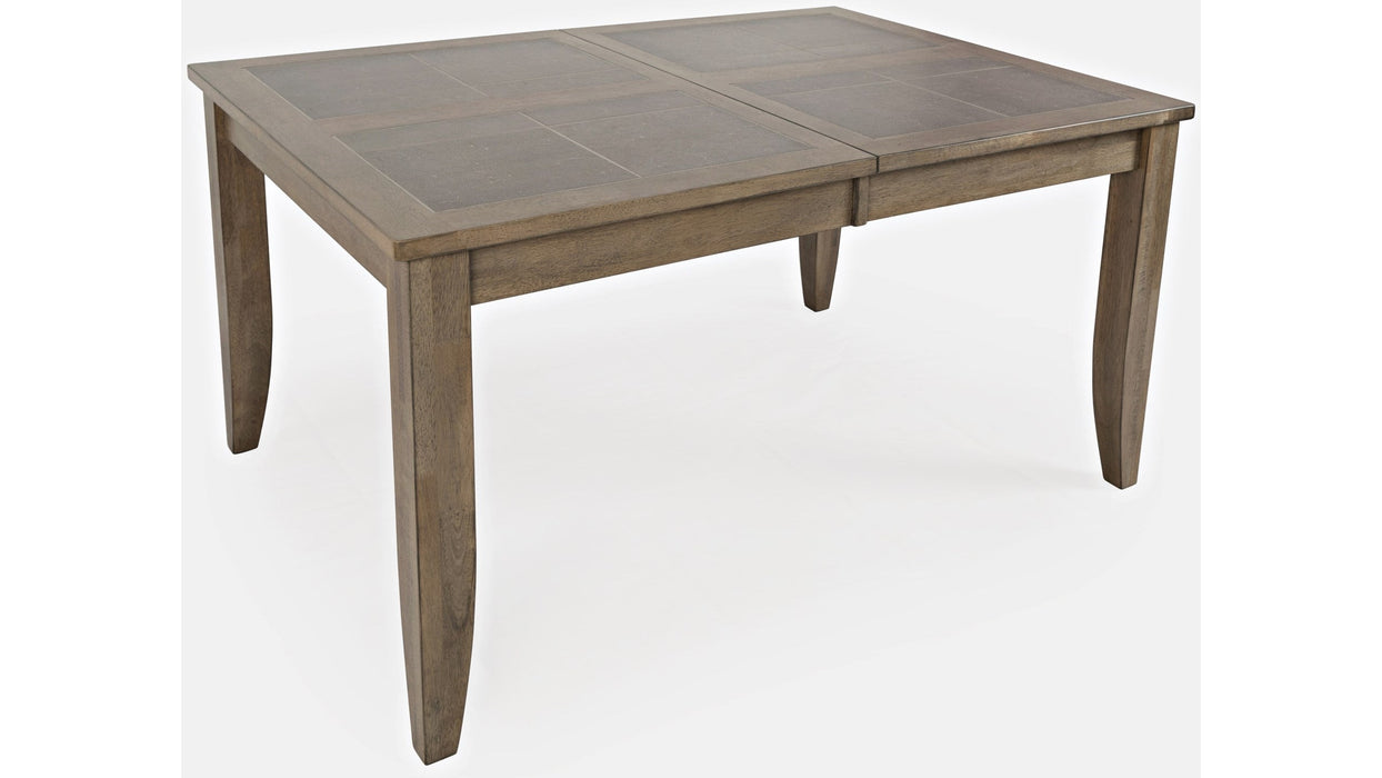 Jofran Prescott Park Extension Tile Top Dining Table in Weathered Oak 1936-32