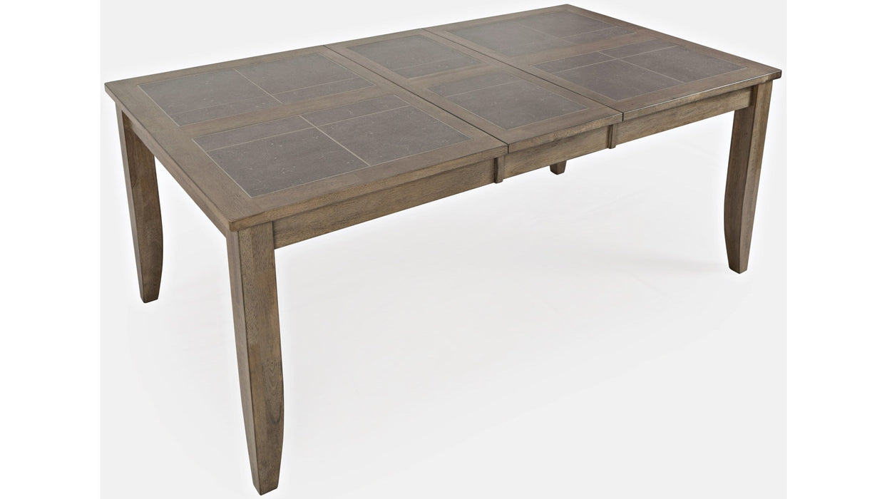 Jofran Prescott Park Extension Tile Top Dining Table in Weathered Oak 1936-32