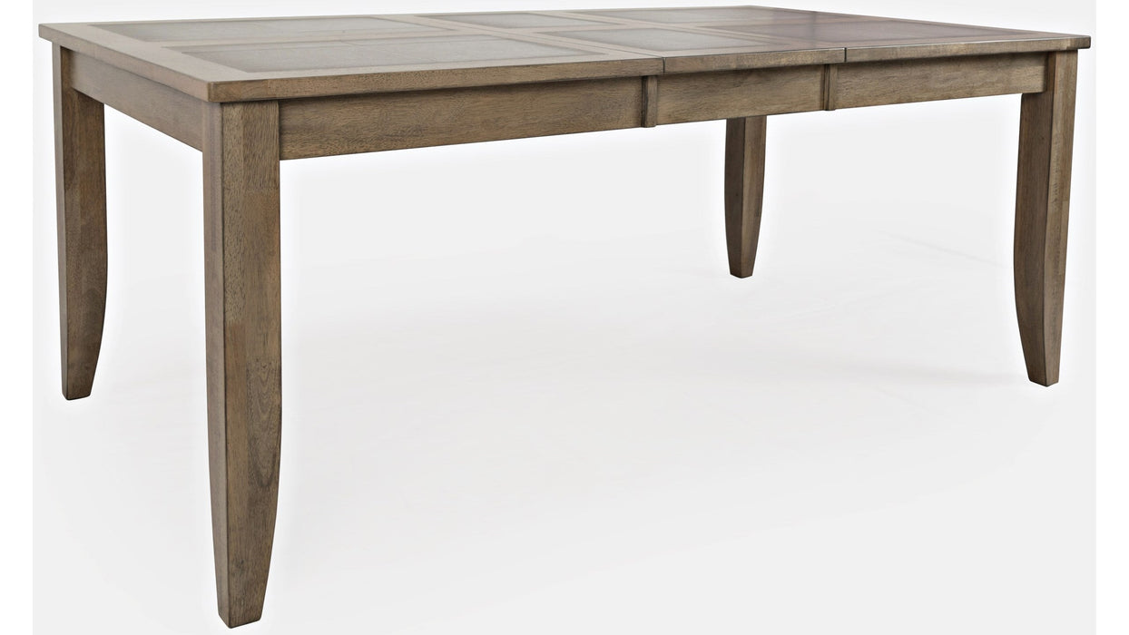 Jofran Prescott Park Extension Tile Top Dining Table in Weathered Oak 1936-32