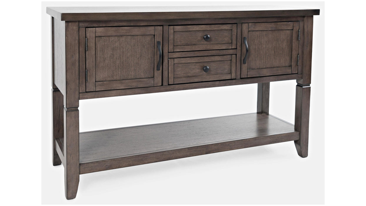 Jofran Lincoln Square 2-Drawer Server in Dark Espresso