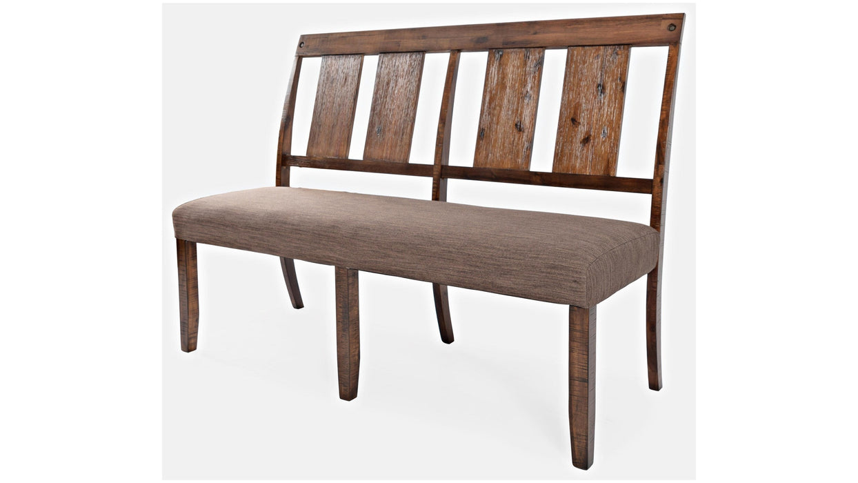 Jofran Mission Viejo Dining Bench in Warm Brown