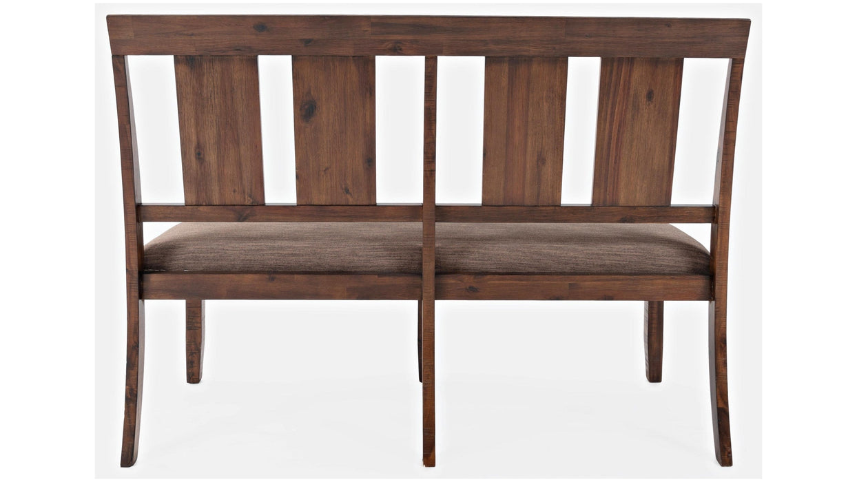 Jofran Mission Viejo Dining Bench in Warm Brown