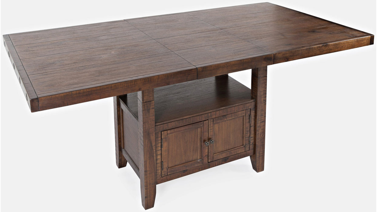 Jofran Mission Viejo High/Low Extension Table in Warm BrownBKT