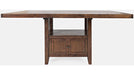 Jofran Mission Viejo High/Low Extension Table in Warm BrownBKT image