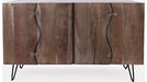 Jofran Nature's Edge 4-Door Sideboard in Slate image