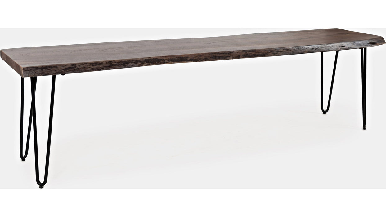 Jofran Nature's Edge 70" Bench in Slate