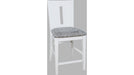 Jofran Urban Icon Slotback Counter Height Stool in White (Set of 2) image