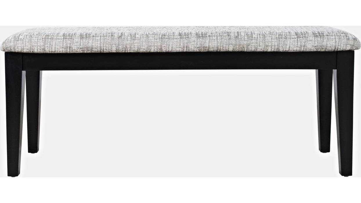 Jofran Urban Icon Upholstered Bench in Black image