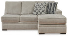 Calnita Sectional with Chaise - Yankee Furniture Barn (Ossipee,NH)